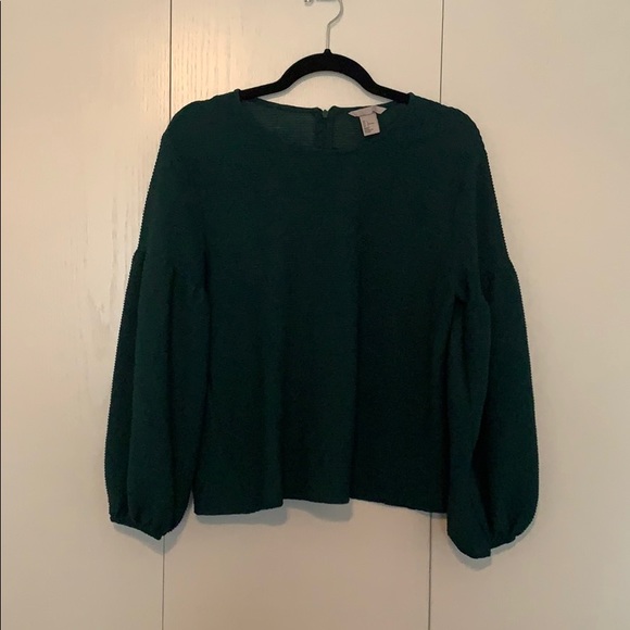 H&M Tops - H&M Copped Balloon Sleeve Top
